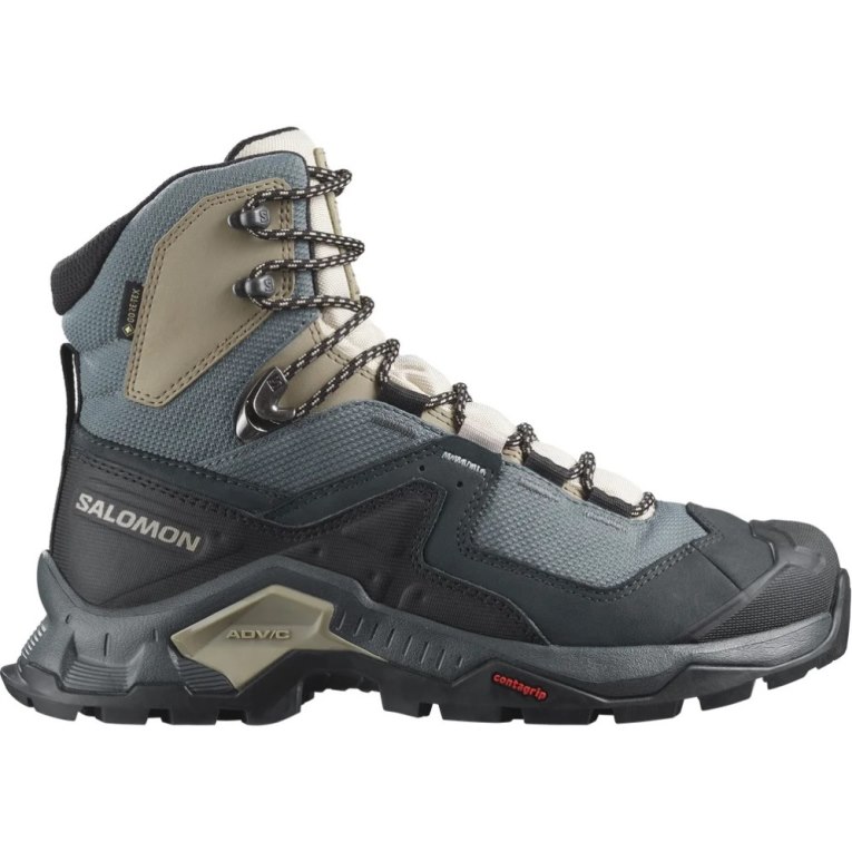 Botas Montaña Salomon Quest Element GTX Mujer Grises Negros Kaki | MX JVBK069